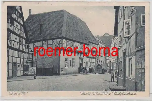 67208 Ak Soest i.W. Gasthof 'Zur Krone' Osthofenstrasse 1925