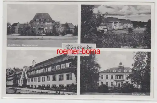 69208 Multi-image Ak Tönsheide chez Innien Sanatorium vers 1940