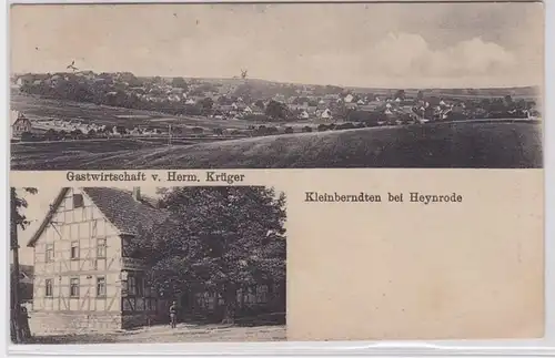 69226 Mehrbild AK Kleinberndten bei Heynrode, Gastwirtschaft von Herm. Krüger