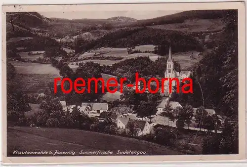 69599 Ak Krautswalde b. Jauernig Fruit d'été Sudetengau vers 1940
