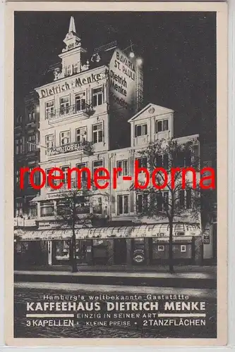72081 Ak Hamburg Kaffeehaus Dietrich Menke vers 1930