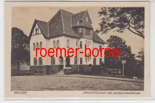 72233 Ak Meldorf Kirchspielhaus des communautés de marche vers 1930