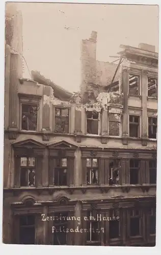 73591 Photo Ak Berlin Destructions à la maison Palisadenstraße 7, Mars 1919