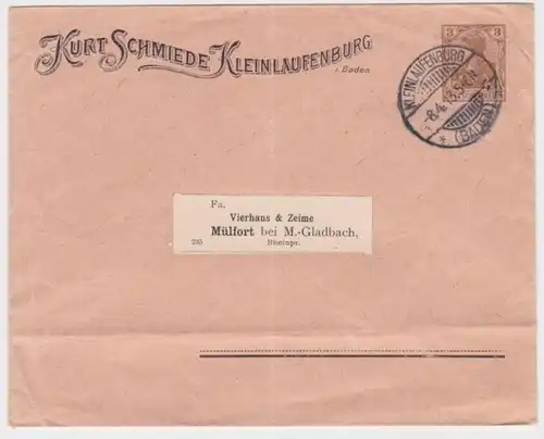 74083 DR Enveloppe complète PU Kurt Forge Kleinlaufberg 1913