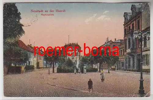 74301 Ak Neustadt à Haardt Neptunplatz 1919