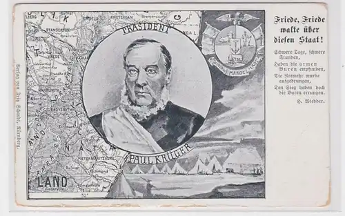 74438 Ak Präsident Paul Krüger Transvaal Südafrika um 1900