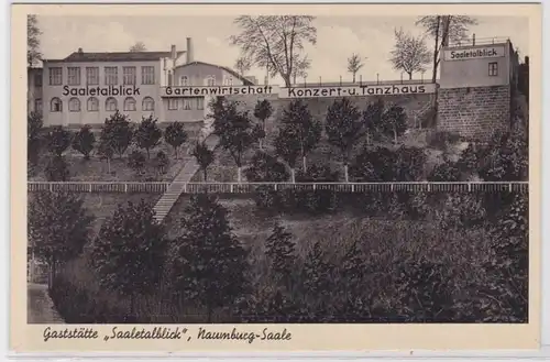 76187 AK Naumburg-Saale - Gaststätte 'Saaletalblick', Gartenwirtschaft, Tanzhaus