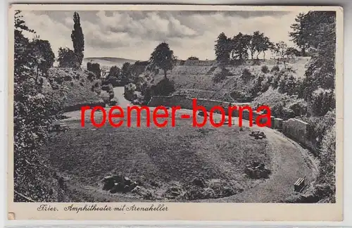 76595 Ak Trèves Amphiéthéâtre avec Arenakeller 1940