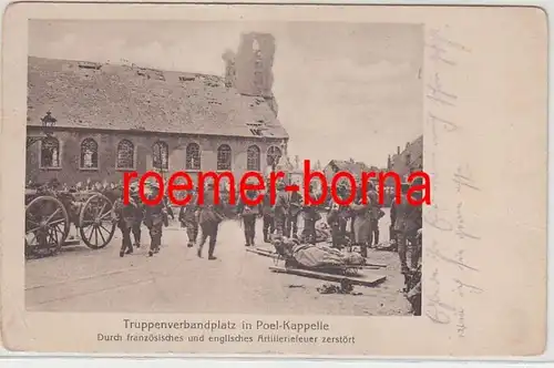 76894 Feldpost Ak Place d'exercice militaire à Poel Chapelle Belgique 1916