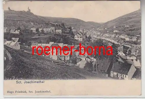77788 Ak Sct. Joachimsthal Jáchymov Vue d'ensemble 1906