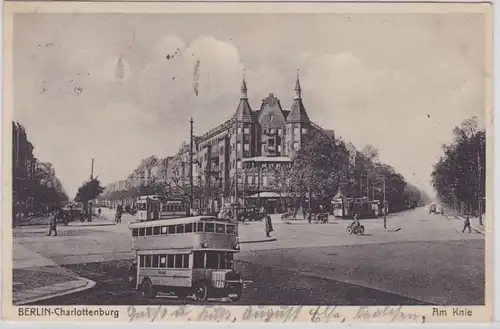 77961 Ak Berlin Charlottenburg am Künden avec tram et autobus vers 1930