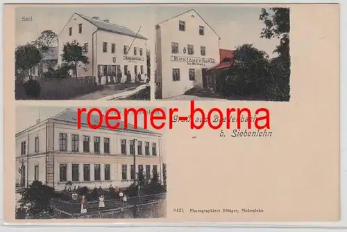 78175 Mehrbild Ak Gruß aus Breitenbach bei Siebenlehn Restauration, Schule 1909