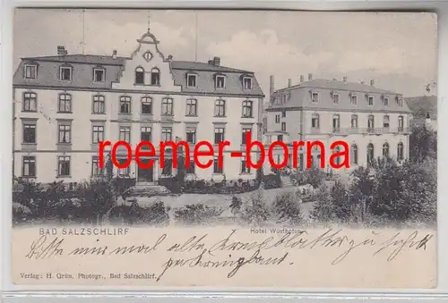 78360 Ak Bad Salzschlirf Hotel Wüsthofen 1907