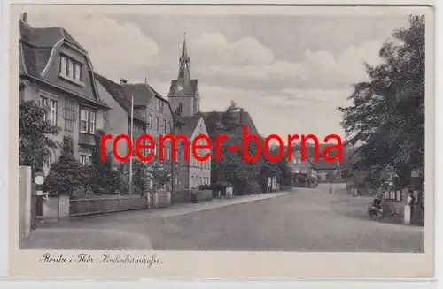 78403 Ak Rositz in Thüringen Hindenburgstrasse 1942