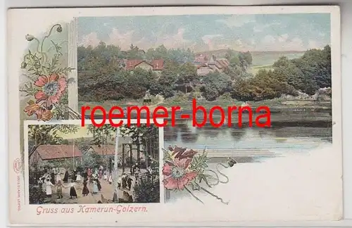 78649 Mehrbild Ak Gruß aus Kamerun Golzern um 1900