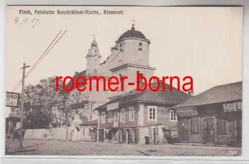 78772 Ak Pinsk Biélorussie église bénédictine Kieverstraße 1917