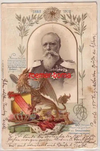 78843 Ak 50 ans. Jubilé du Gouvernement Grand-Duc Friedrich von Baden 1902