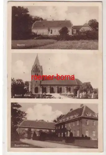 79138 Multi-image Ak Danemark Barrit Maison & Eglise, Barriskov vers 1940