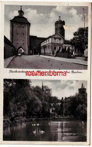 79294 Multi-image Ak Bernau près de Berlin Parkrestaurant Elysium 1939