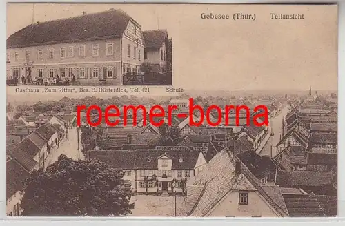 79395 Mehrbild Ak Gebesee Thür. Gasthaus 'Zum Ritter' 1939