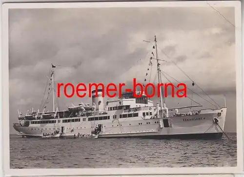 79503 Ak M.S. Motorschiff 'Königin Luise' vor Helgoland 1937