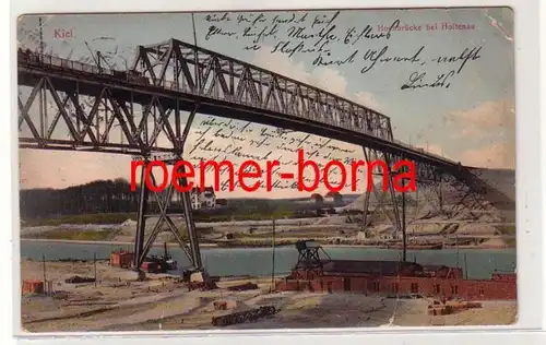 79608 Ak Kiel Haut-pont à Holtenau 1912