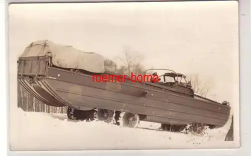 79689 Photo Ak utilisé véhicule amphibien soviétique BAW vers 1940