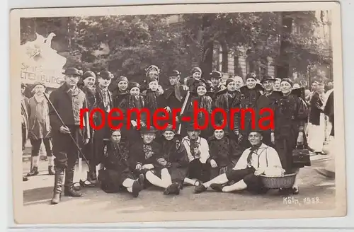 79762 Ak Turnklub Altenburg beim Turnfest in Köln 1928