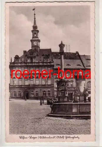 79940 Feldpost Ak Böhm.-Leipa Ceská Lípa Sudetenland Fontaine 1941