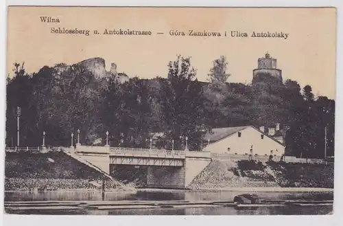 79946 Feldpost Ak Vilnius Schlossberg et Antokolstrasse 1917