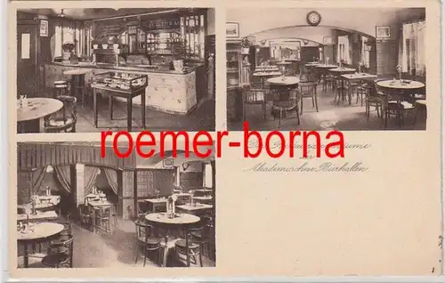 80224 Mehrbild Ak Berlin akademische Bierhallen Dorotheenstraße 80