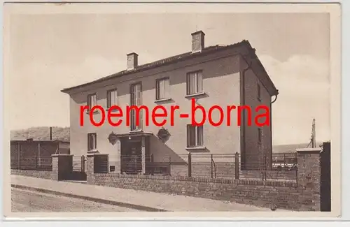 80248 Ak Saarbrücken Gästehaus B.B.C. im Helmerswald um 1940