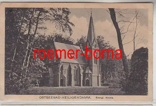 80252 Ak Balte baltique Heiligendamm Église évangélique 1925