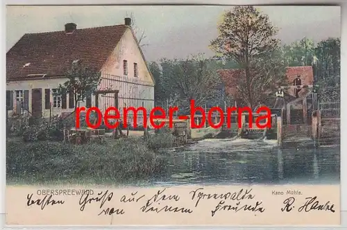 80473 Ak Oberspreewald Kano Mühle 1906