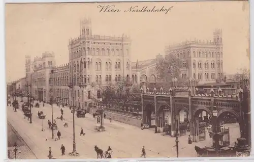80769 Ak Wien Nordbahnhof 1912