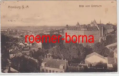 81165 Altenburg S.-A. Blick vom Unterturm um 1930