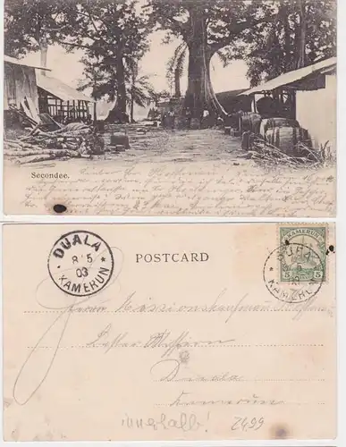 81279 Ak Secondee Buea Duala au Cameroun 1903