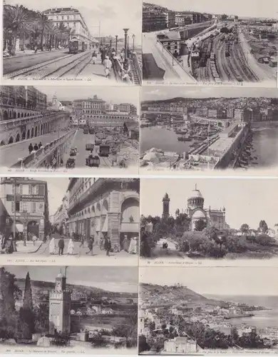 81341/8 Ak Alger Algier Algerien Ortsansichten 1914