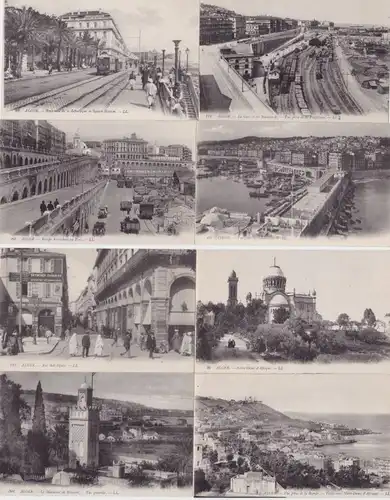 8141/8 AK Alger Alger Algérie Vues de la ville 1914