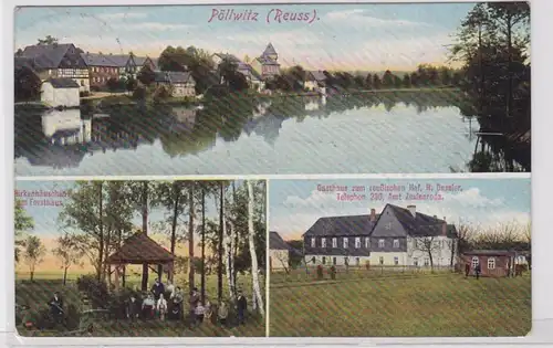 84070 Mehrbild Ak Pöllwitz Gasthaus zum reußischen Hof usw. 1911