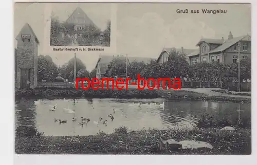 84380 Mehrbild Ak Gruß aus Wangelau Gastwirtschaft v.H.Brakmann 1919