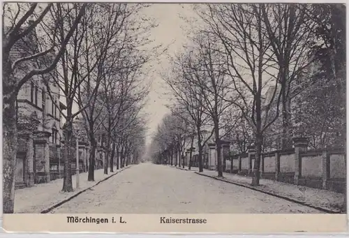 85087 Ak Mörchingen en Lorraine Kaiserstrasse 1916