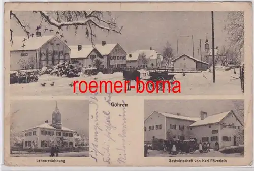 85806 Mehrbild Winter Ak Göhren in Bayern Ortsansichten 1920