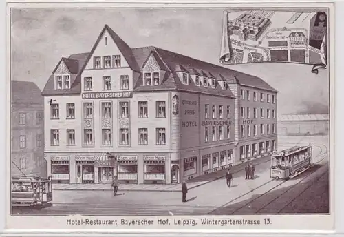 85838 Ak Leipzig Hotel Restaurant Bayerscher Hof Wintergartenstrasse 13