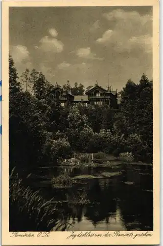 86373 AK Rominten Ostpreußen - Jagdschloss von der Rominte gesehen um 1920