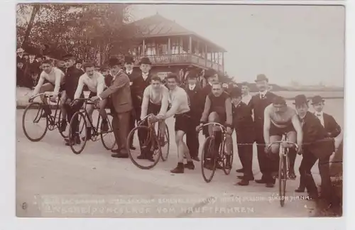 87328 Rad AK Entscheidungslauf vom Hauptfahren Leipzig 26.06.1908