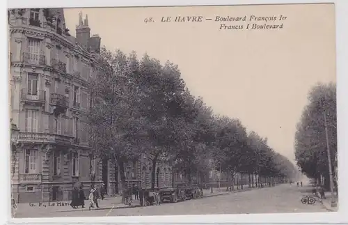 88187 Ak Le Havre Boulevard François Ier vers 1910