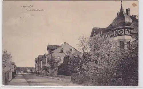 88213 Feldpost Ak Naunhof König Albert Strasse 1915