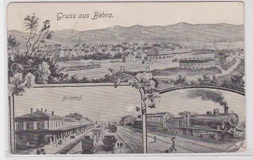 88329 Multi-image Ak Salut de Bebra Gare, Kampok 1920
