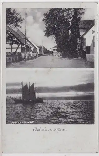88441 Multi-image AK Altwarp in Pommern - Segler in Haff & Ort View 1941